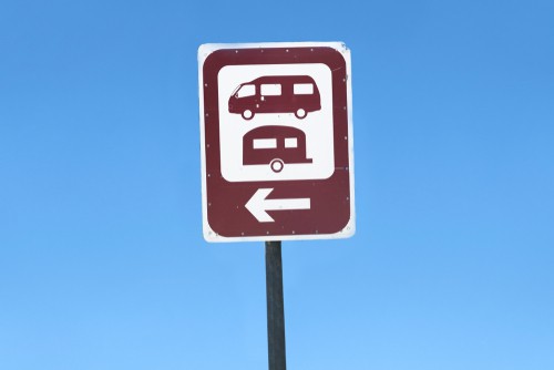 Caravan sign